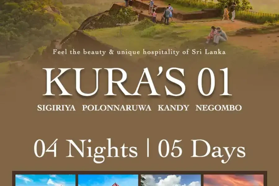 KuRa’s 01 – 05 Days / 04 Nights in SriLanka