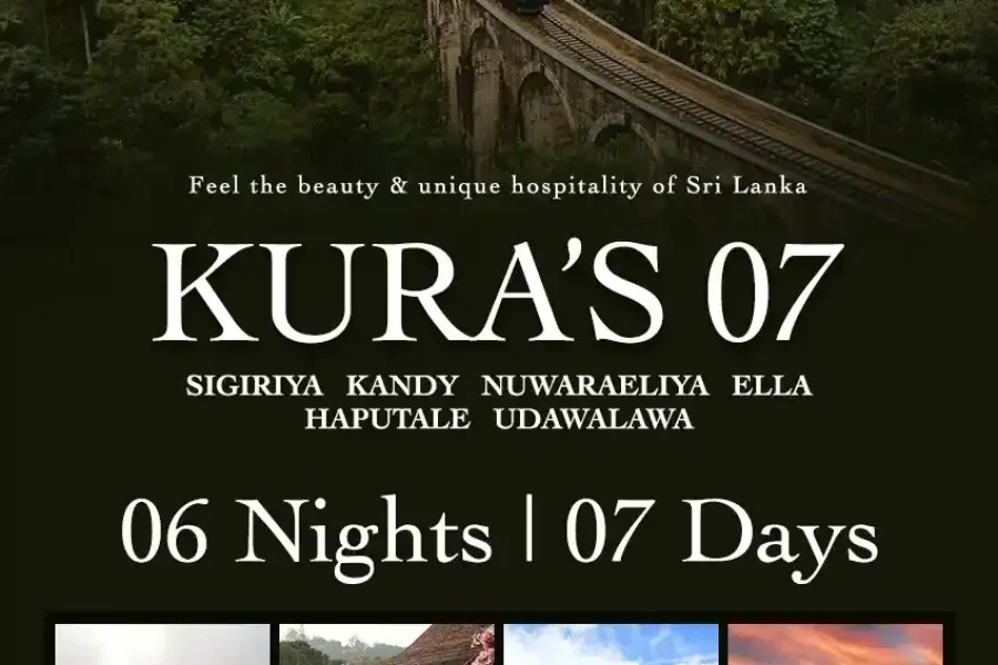 Kura’s 07 – 07 Days / 06 Nights in SriLanka